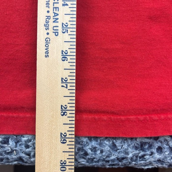 Vintage Nike Shirt Mens Extra Large XL Red Crew Neck Swoosh USA Made Casual - Picture 8 of 10